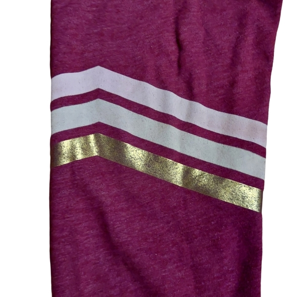 Spiritual Gangster Peace Love Yoga Varsity Stripe Low Rise Joggers - Picture 9 of 15